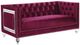 ACME Furniture Heibero Burgundy Loveseat with Pillows-0