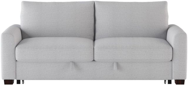 Homelegance® Price Gray Convertible Studio Sofa with Pull-Out Bed-2