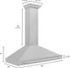 ZLINE 48" Fingerprint Resistant Satin Stainless Steel Convertible Range Hood with Stainless Steel Handle-1