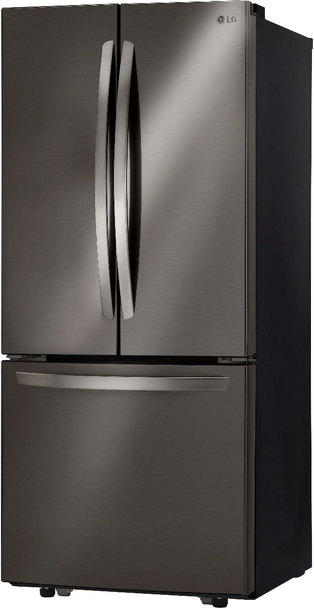 LG 30" 21.8 Cu. Ft. 3-Door French Door Refrigerator-Black Stainless Steel-3