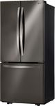 LG 30" 21.8 Cu. Ft. 3-Door French Door Refrigerator-Black Stainless Steel-3