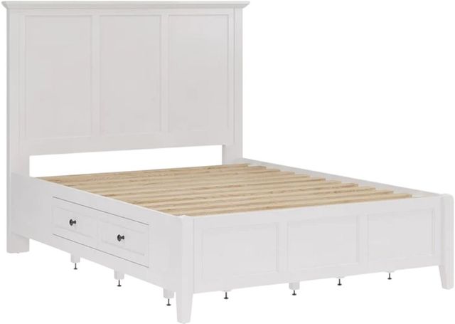 Modus Furniture Grace Snowfall White Full Platform Storage Bed-2