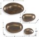 Uttermost® Set In Stone 4-Piece Antique Brass Aluminium Indoor-Outdoor Wall Art Set -3
