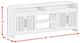 Elements International Ridgemont Natural 82" TV Console without Fireplace Insert-2