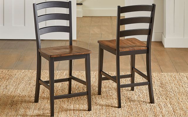 Stormy Ridge Counter Height Stool - Chicory/Slate Black - (STOBL355K)