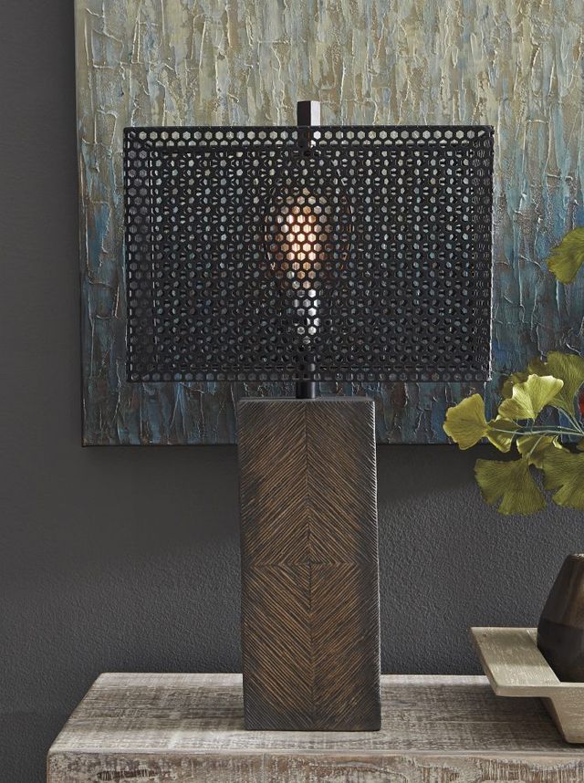 Signature Design by Ashley® Briek Brown Paper Table Lamp-2