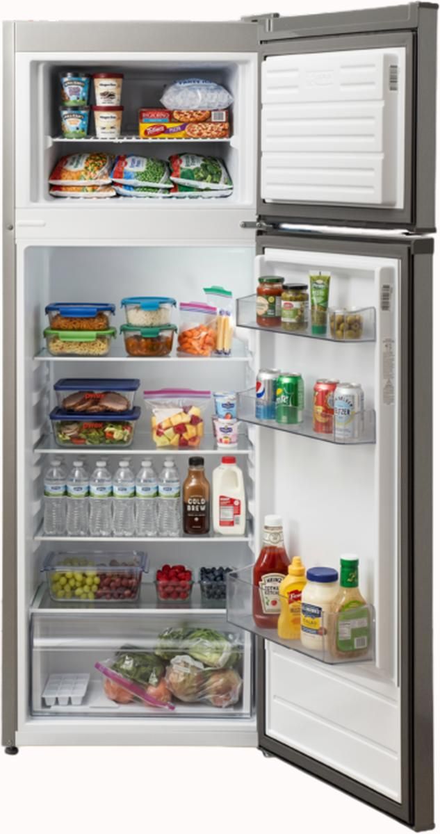 Element 21.3” 7.4 Cu. Ft. Stainless Steel Compact Top Freezer Refrigerator-2