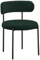 Meridian Furniture Beacon Green/Black Boucle Upholstered Dining Chair-0
