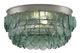 Currey & Company Braithwell Silver Leaf Flush Mount Light-0