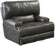 Catnapper® Wembley Steel Leather Lay Flat Recliner-0