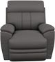 La-Z-Boy® Talladega Shitake Leather Power Rocking Recliner with Headrest and Lumbar-1