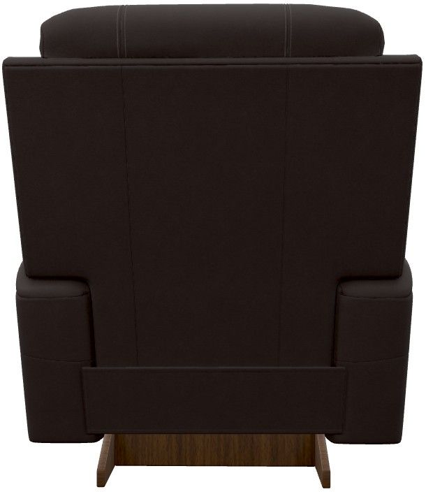 La-Z-Boy® Ace Chocolate Leather Power Rocking Recliner with Headrest and Lumbar-4