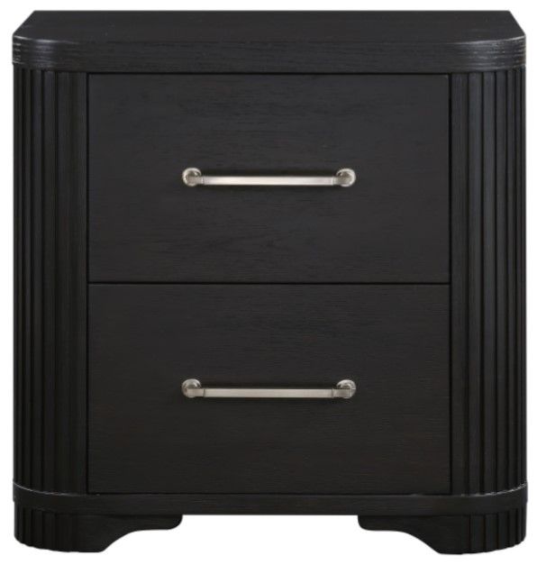 Homelegance® Gilbert Charcoal Nightstand-2