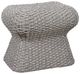 Century® Carrier and Company Warren Gray Wicker Outdoor Ottoman-0