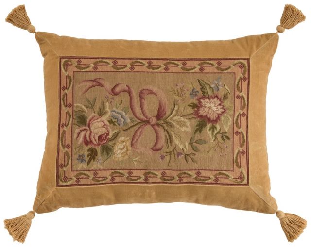 Nourison Home™Mina Victory Vintage Pillow Taupe 19"x25" Throw Pillow-0