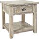Jofran Inc. Artisan's Craft Washed Gray End Table-0
