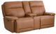 Bassett® Furniture Club Level Fletcher Antelope Power Reclining Loveseat with Console-1