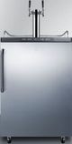 Summit® 5.6 Cu. Ft. Stainless Steel Beer Cooler/Kegerator-0