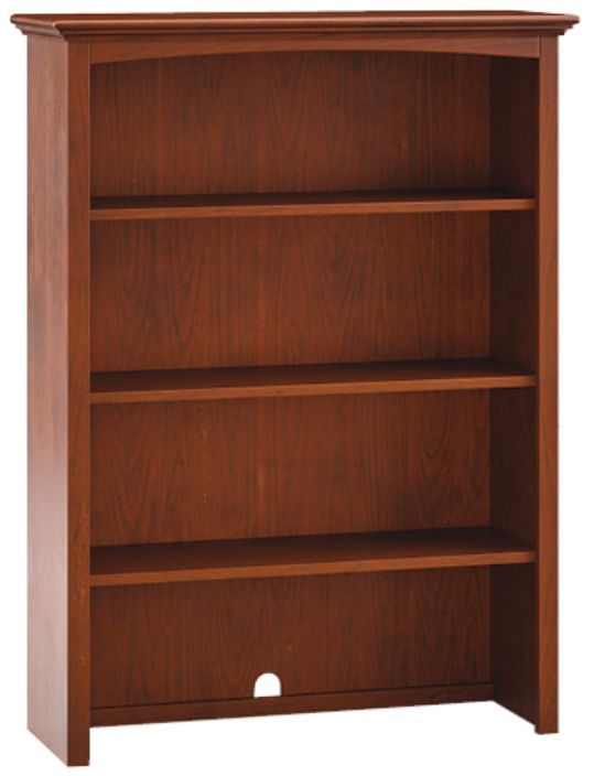 Whittier Wood® Furniture Customizable McKenzie 36" Wide Alder Cabinet and Hutch-3