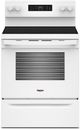 Whirlpool® 30" White Freestanding Electric Range with Air Cooking Technology-0