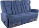 GoBerce® Blue Reclining Loveseat-0