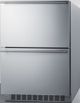 Summit® 3.9 Cu. Ft. Stainless Steel Refrigerator Drawers-1