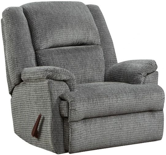American Wholesale Furniture Denali Pewter Rocker Manual Recliner-0