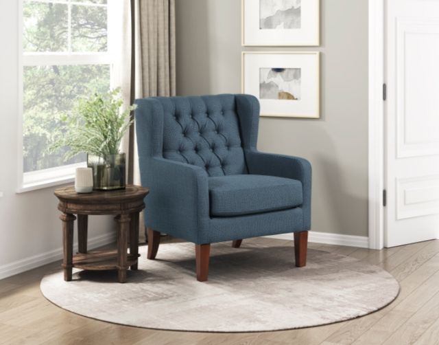 Homelegance® Aria Blue Accent Chair-1