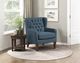 Homelegance® Aria Blue Accent Chair-1