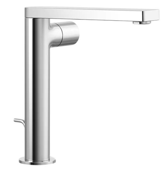 KOHLER® Composed® Polished Chrome Tall Single-Handle Bathroom Sink Faucet with Cylindrical Handle-0