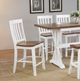 Winners Only® Pacifica Rustic Brown/White Rake Bar Stool-1