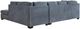 Signature Design by Ashley® Marelton 2-Piece Denim Right-Arm Facing Sleeper Sectional and Chaise-1