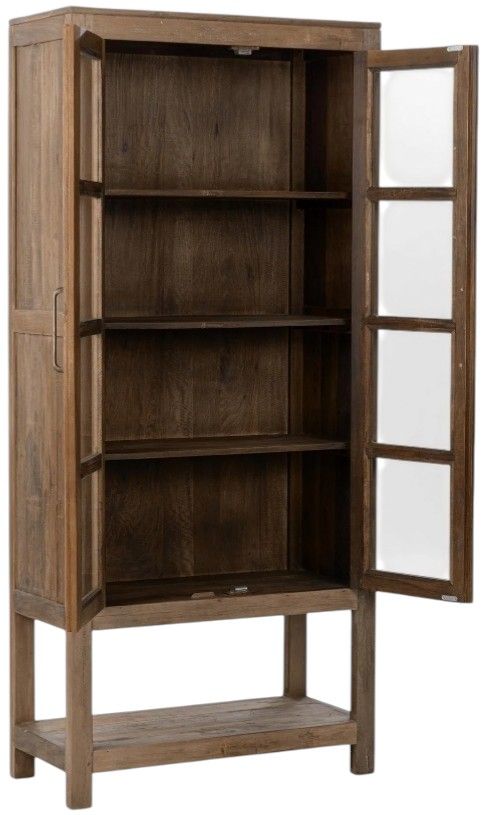 Classic Home Kharga Natural Tall Cabinet-2