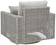 Signature Design by Ashley® Seton Creek Gray Outdoor Fabric/Resin Wicker Swivel Lounge-3