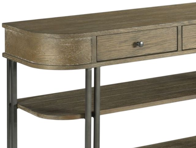 England Furniture Saddletree Brown Sofa Table-1
