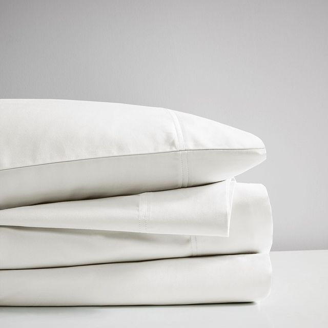 Olliix by Sleep Philosophy White Queen Rayon From Bamboo Sheet Set-4
