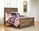 Panneau de pied de lit double double Trinell, brun, Signature Design by Ashley®-1
