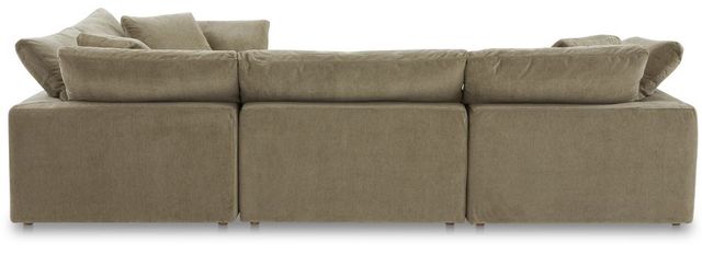 Moe's Home Collection Terra Condo Classic 5-Piece Desert Sage L-Shaped Modular Sectional-3
