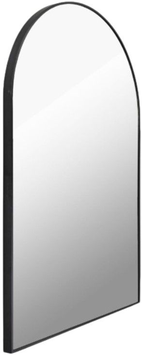 Surya Aranya Matte Black 36" Accent Mirror-1