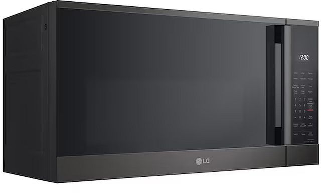 LG 30" 1.8 Cu. Ft. PrintProof™ Black Stainless Steel Smart Over The Range Microwave with EasyClean®-2