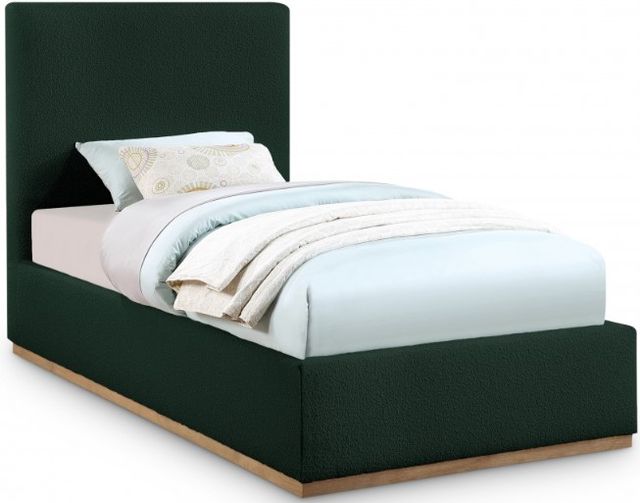 Meridian Furniture Monaco Green Twin Bed-0