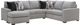 Benchcraft® Lakepoint 2-Piece Nickel Left-Arm Facing Sectional and Chaise-0
