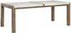 Magnussen Home® Plum Creek Sierra Brown Dining Table with Marble Top-0