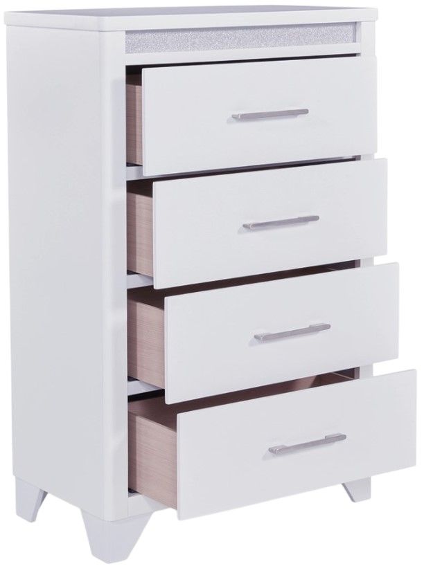 Signature Design by Ashley® Jarlee White 4-Drawer Chest-2