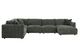 Synergy® 2181 Forest 5 Piece Sectional-1