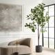 Uttermost® Eden Charcoal Black/Green Potted Fig Tree-1