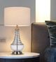 Cal® Lighting & Accessories Baraboo Brushed Steel Table Lamp-3