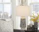 Cal® Lighting & Accessories Burgin Pearly Table Lamp-2