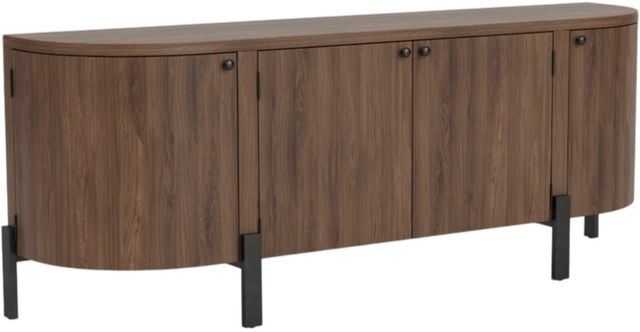 Riverside Furniture Nova Asbury Walnut/Dark Bronze Media Console-0