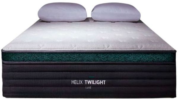 Helix Sleep Luxe Twilight 13.5" Hybrid Firm Pillow Top Queen Mattress In A Box With Glaciotex Cooling Cover Helix Sleep Luxe Twilight 13.5" Hybrid Firm Pillow Top Queen Mattress In A Box With Glaciotex Cooling Cover